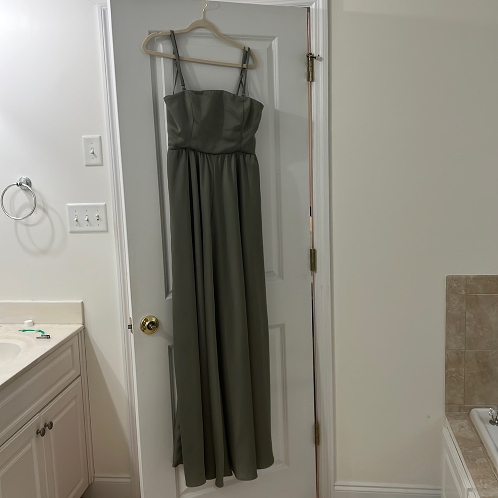 BHLDN bridesmaids dress I wore when I was 8+ months pregnant and it was perfect
